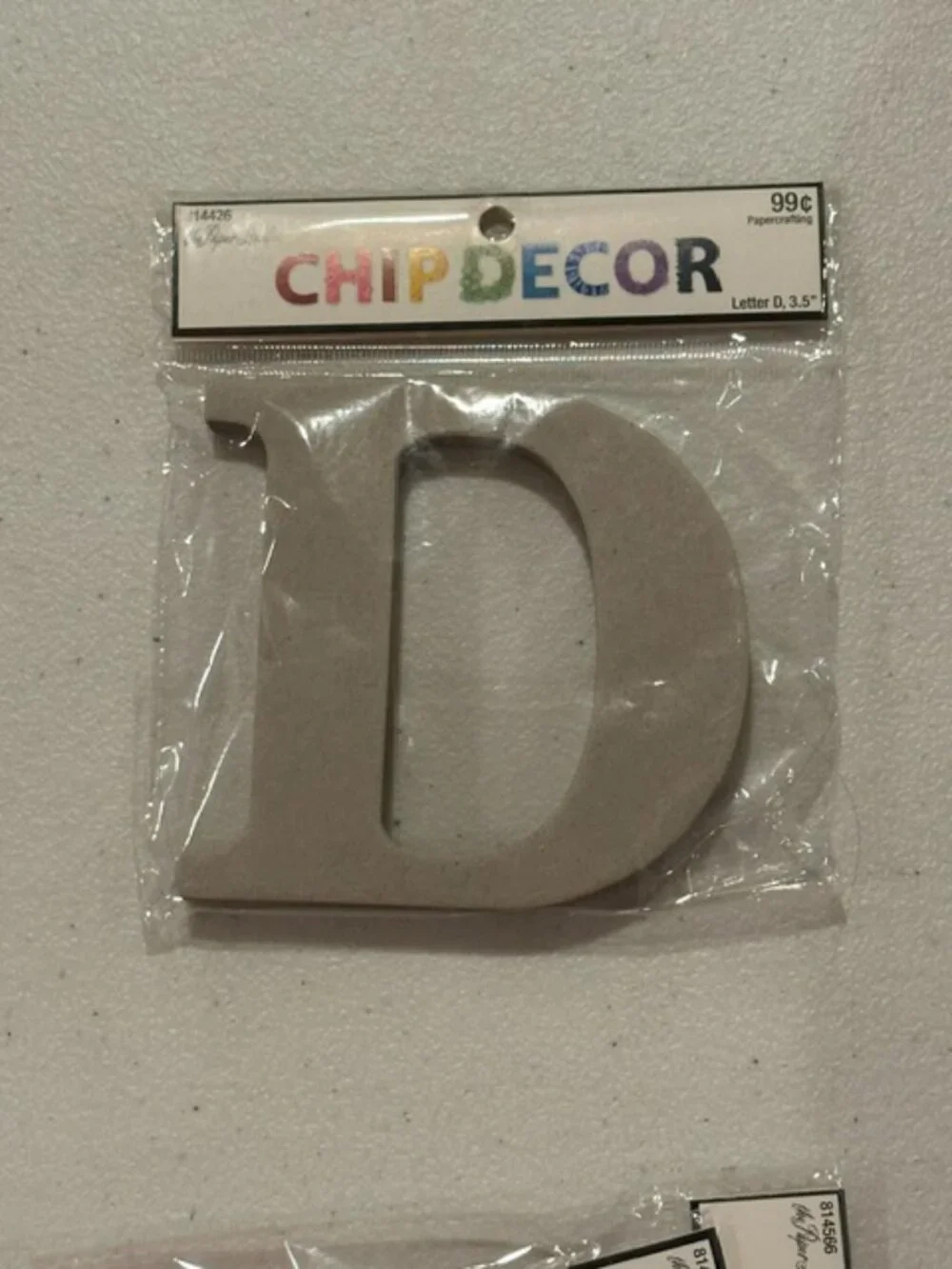 Lot of NINE (9) The Paper Studio Chip Decor 3.5
